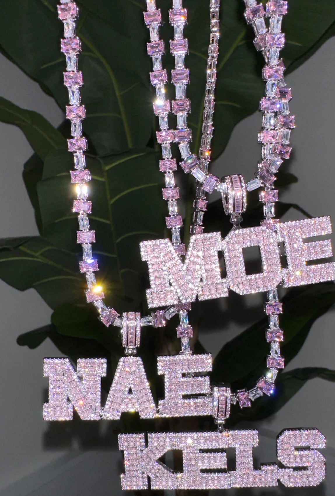 Pretty N Pink Custom Name Pendant