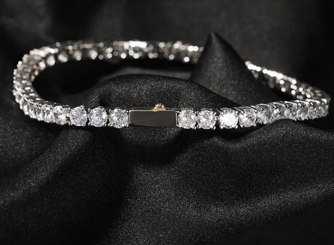 Icy Girl Tennis Moissanite bracelet