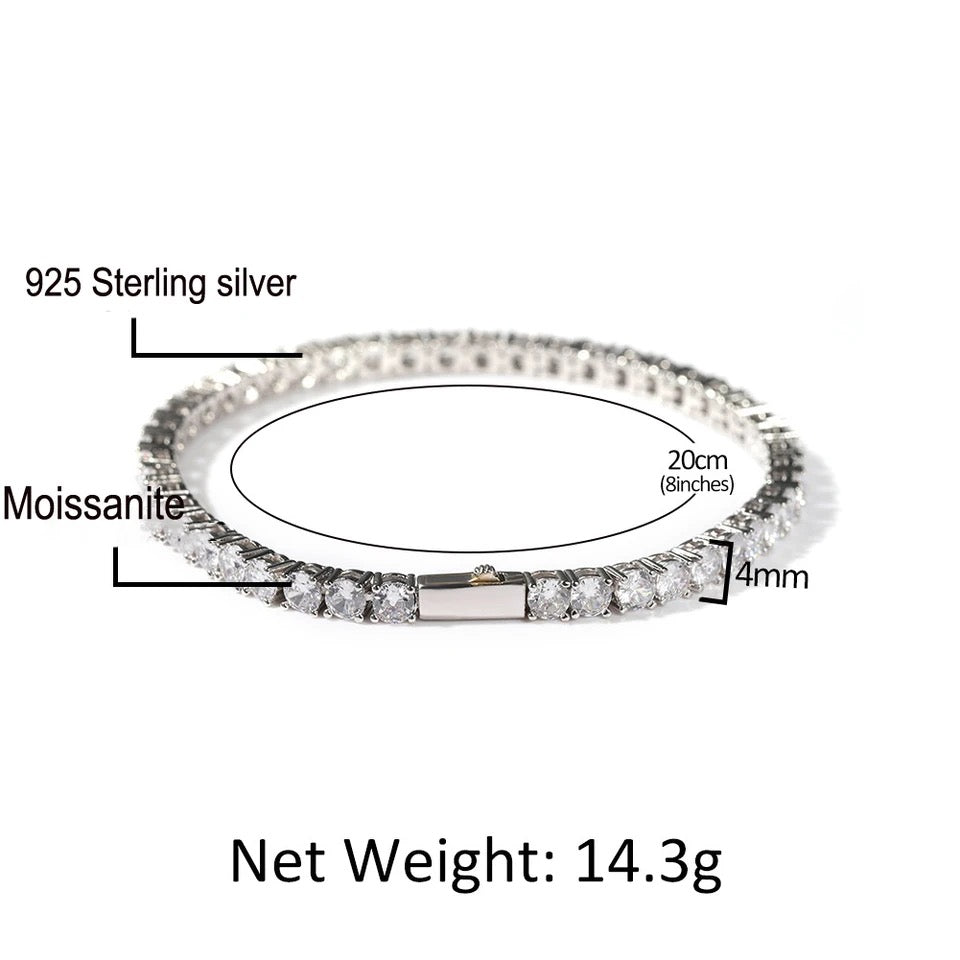 Icy Girl Tennis Moissanite bracelet