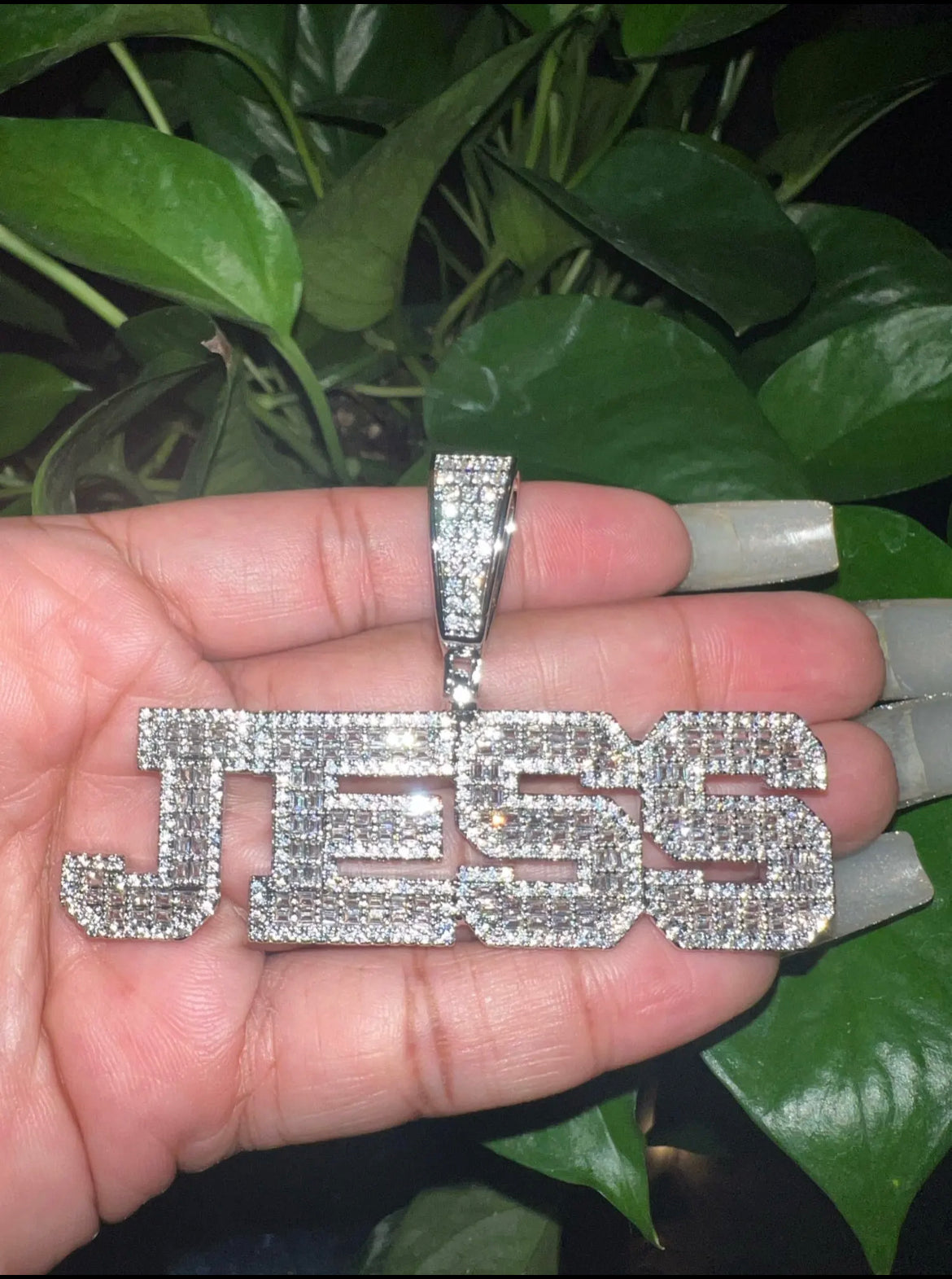 Luxury Girl Custom Name Pendant